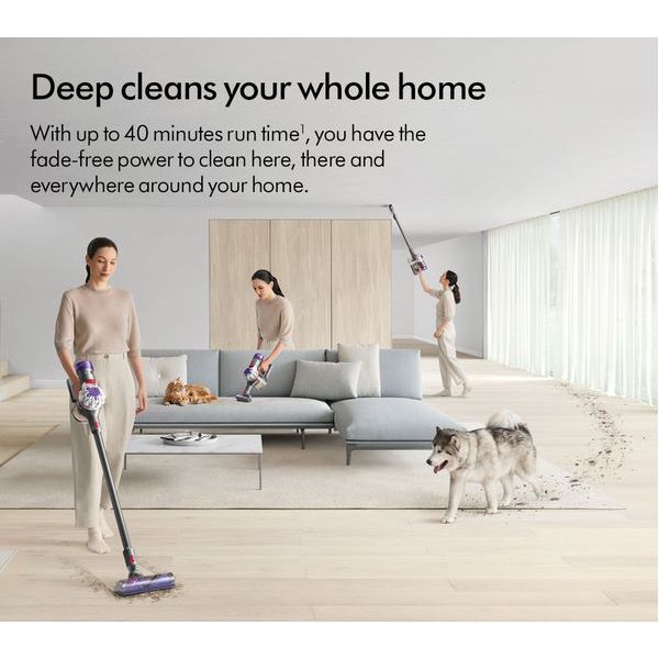 DYSON V8 Absolute Cordless Vacuum Cleaner - Silver Yellow