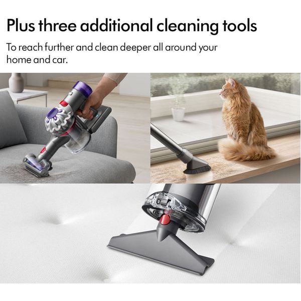 DYSON V8 Absolute Cordless Vacuum Cleaner - Silver Yellow